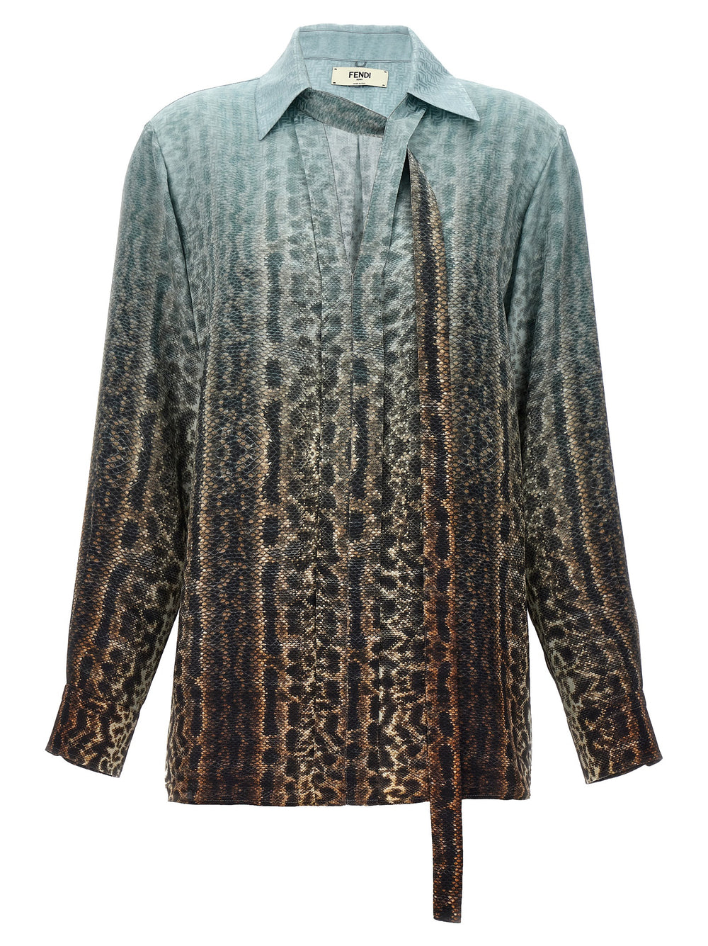 Fendi | Multicolor Silk Blouse