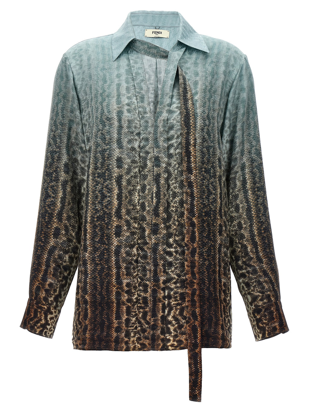 Fendi | Multicolor Silk Blouse