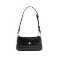 Vivienne Westwood | Black Calf Leather Bos Taurus Shoulder Bag