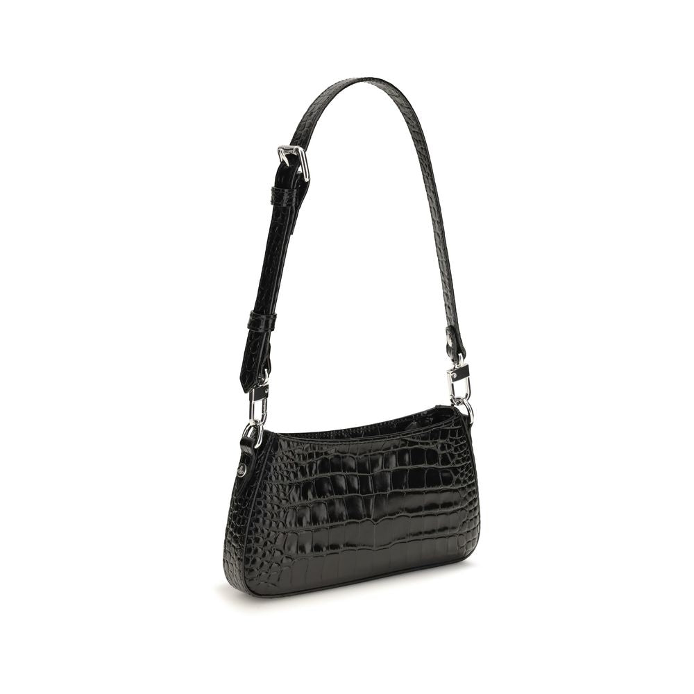Vivienne Westwood | Black Calf Leather Bos Taurus Shoulder Bag