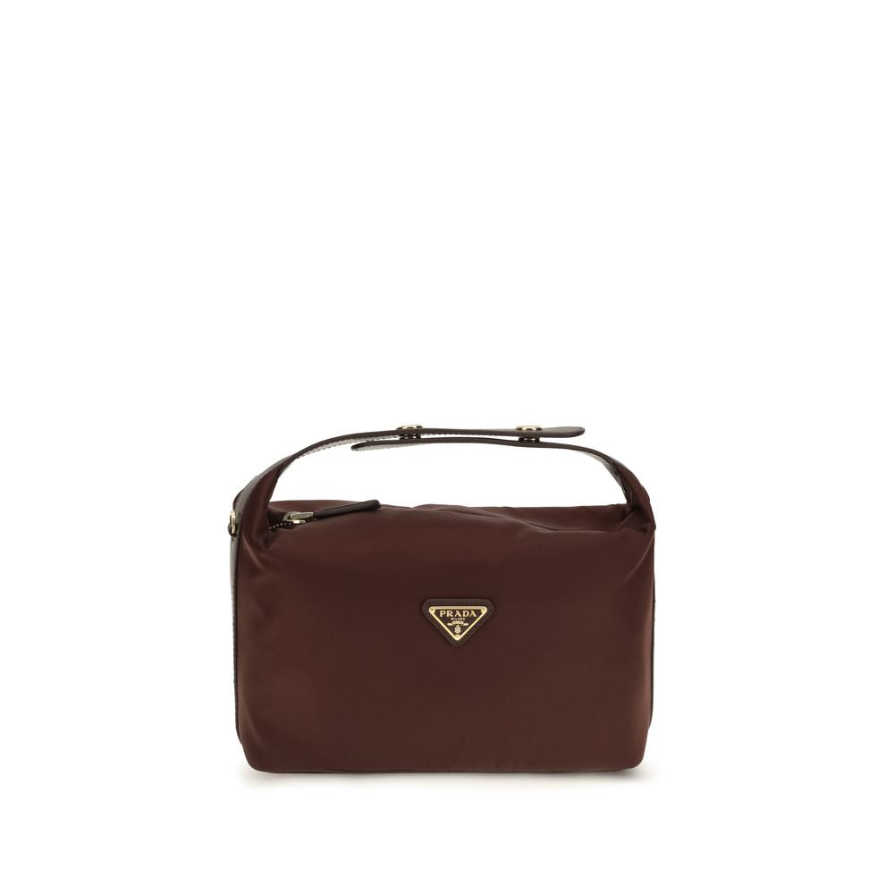 Prada | Bordeaux Recycled Polyamide Handbag