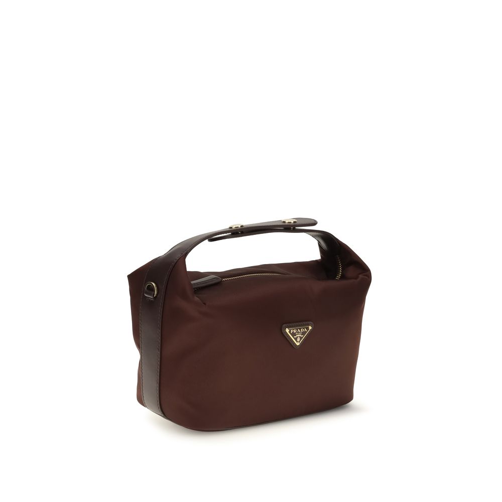 Prada | Bordeaux Recycled Polyamide Handbag