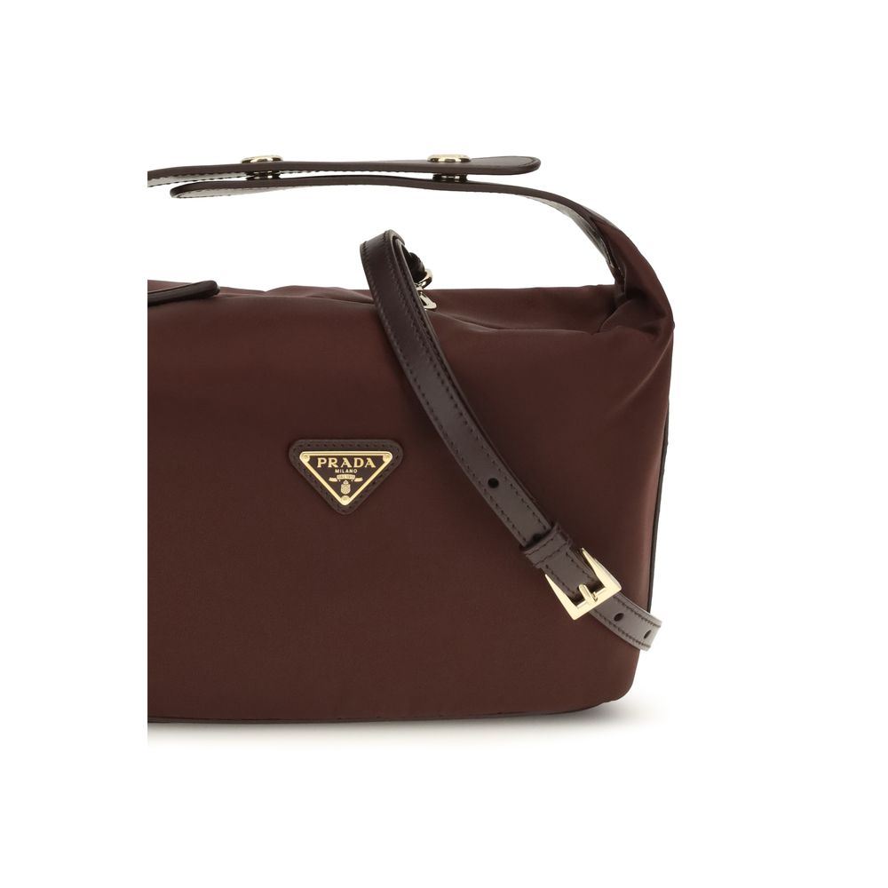 Prada | Bordeaux Recycled Polyamide Handbag