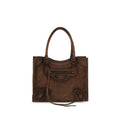 Balenciaga | Brown Calf Leather Bos Taurus Shoulder Bag