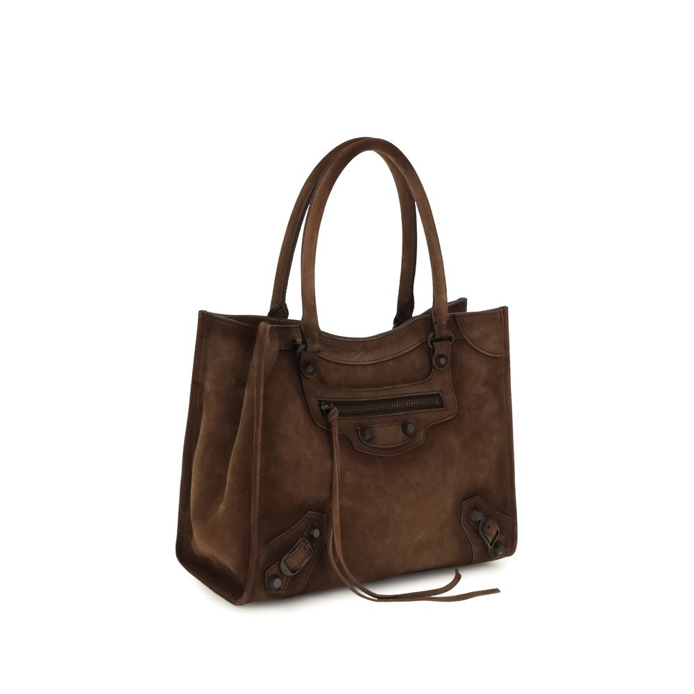 Balenciaga | Brown Calf Leather Bos Taurus Shoulder Bag