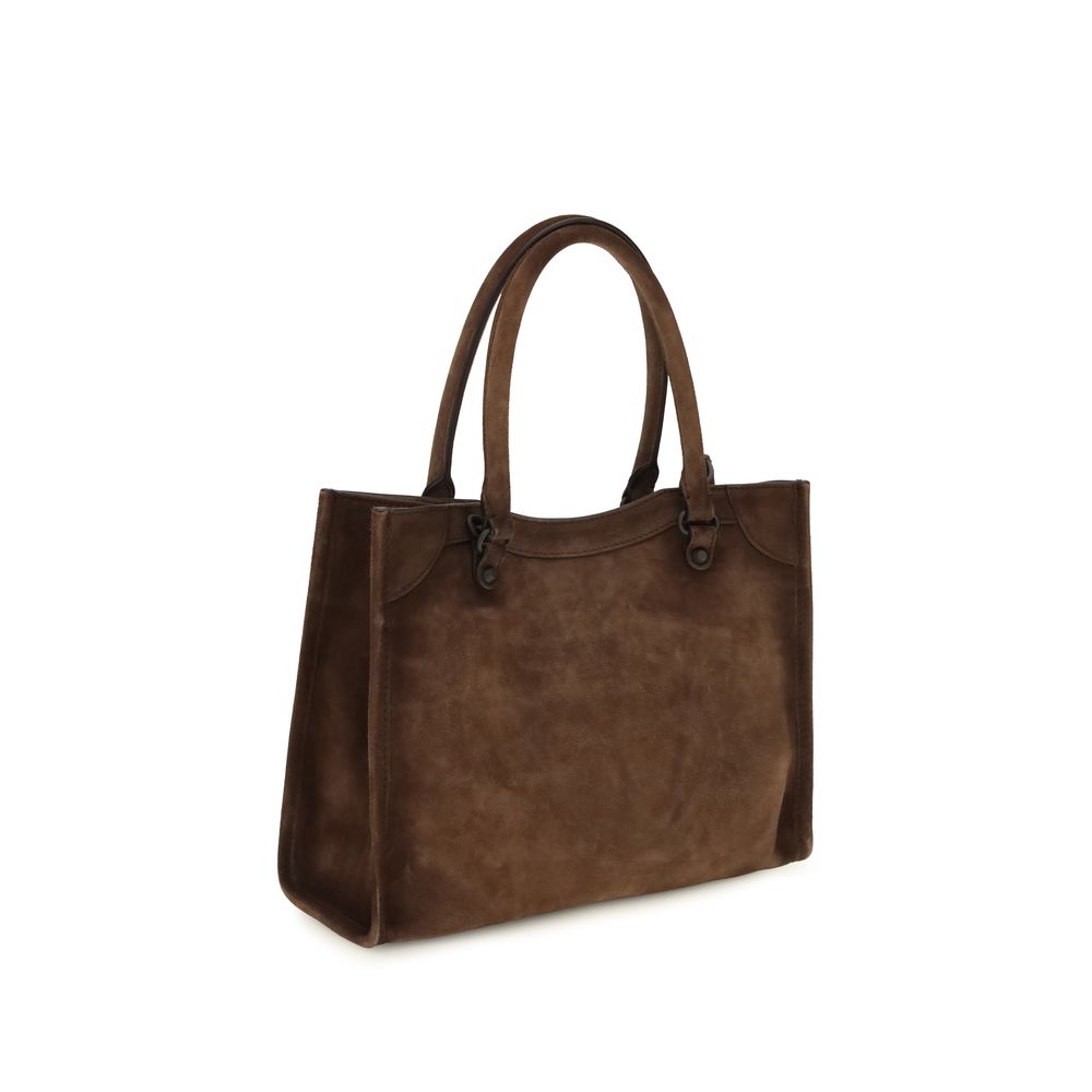 Balenciaga | Brown Calf Leather Bos Taurus Shoulder Bag