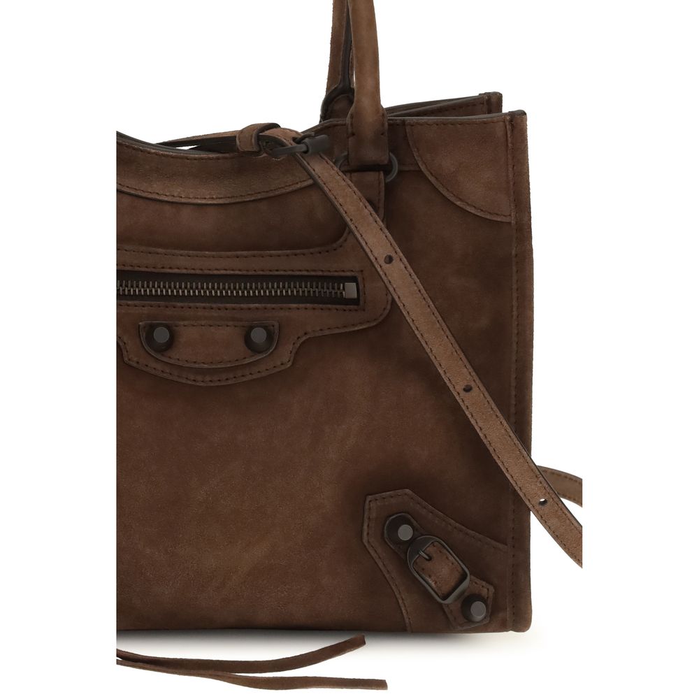 Balenciaga | Brown Calf Leather Bos Taurus Shoulder Bag