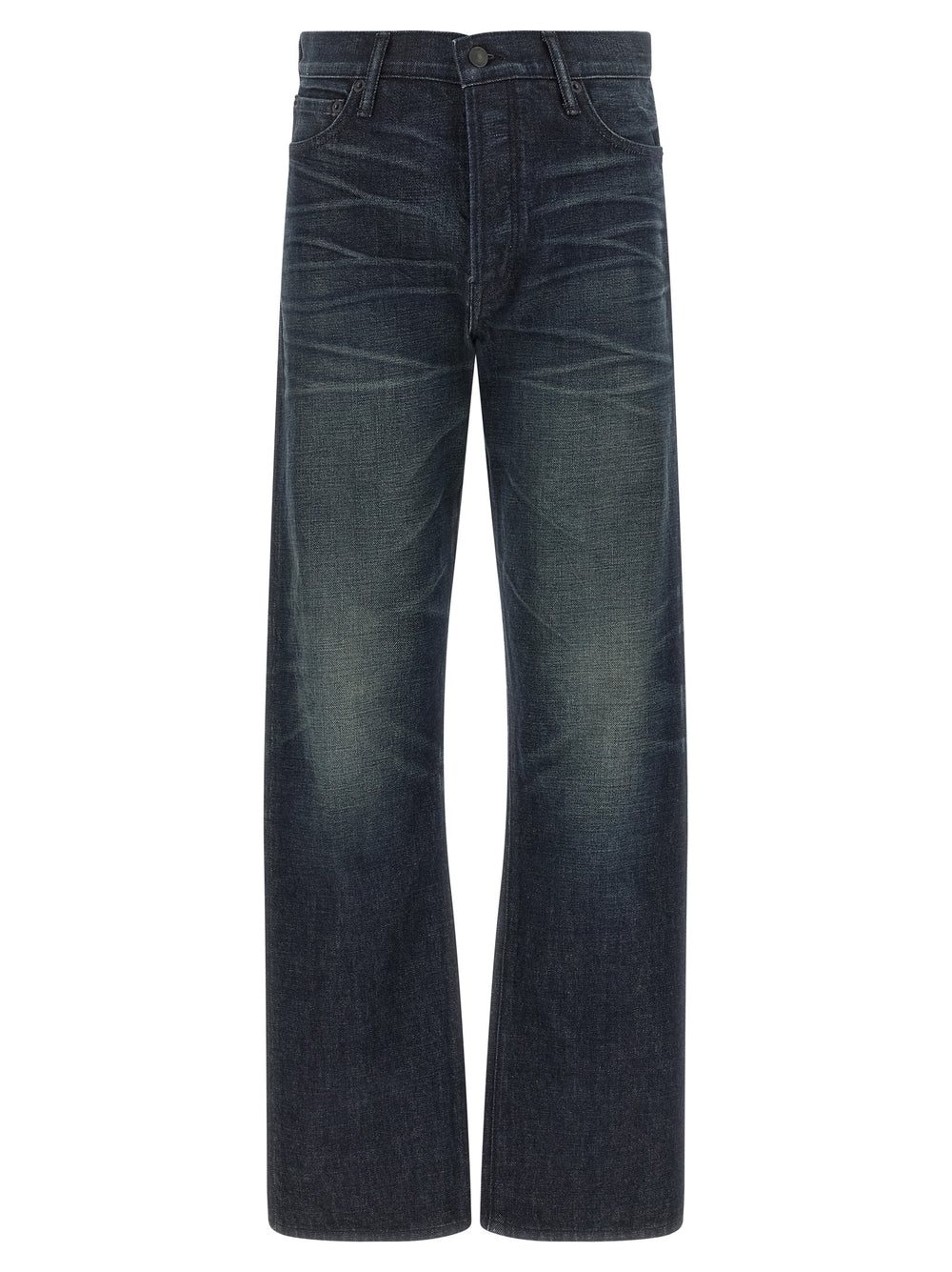 Tom Ford | Blue Cotton Jeans Denim