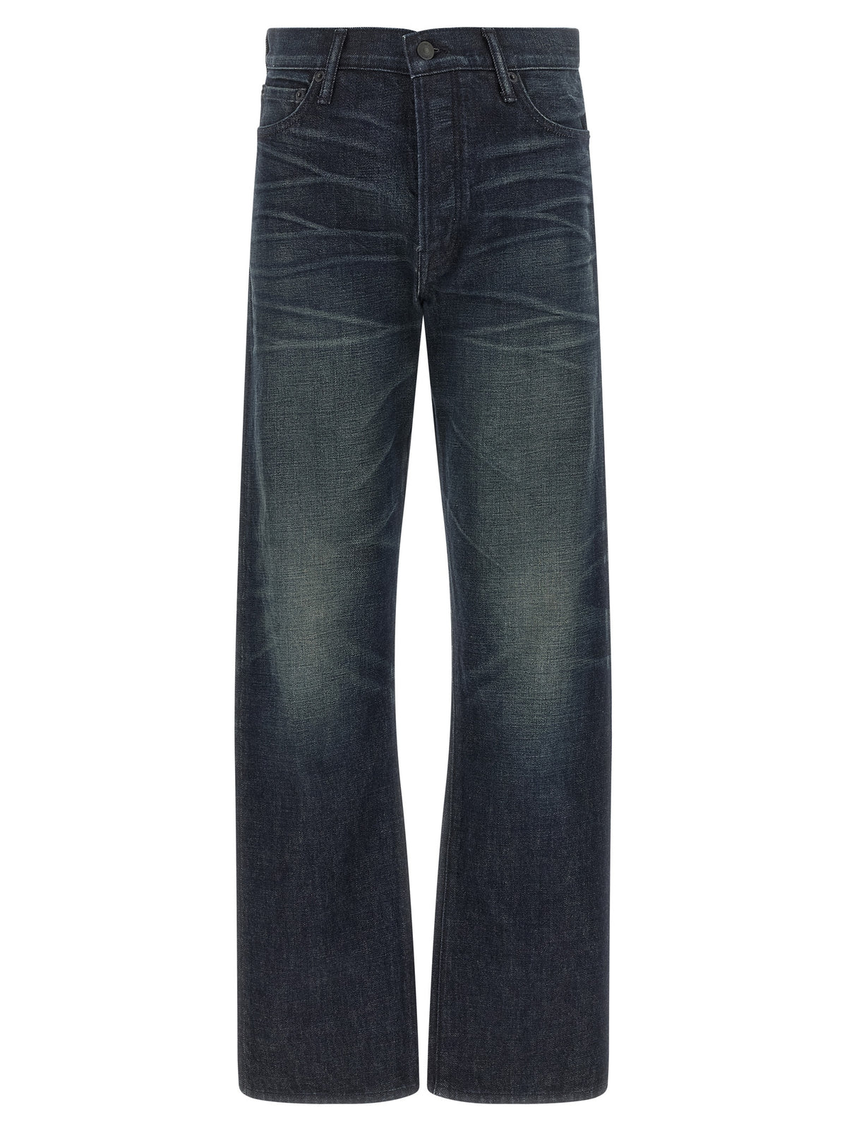 Tom Ford | Blue Cotton Jeans Denim