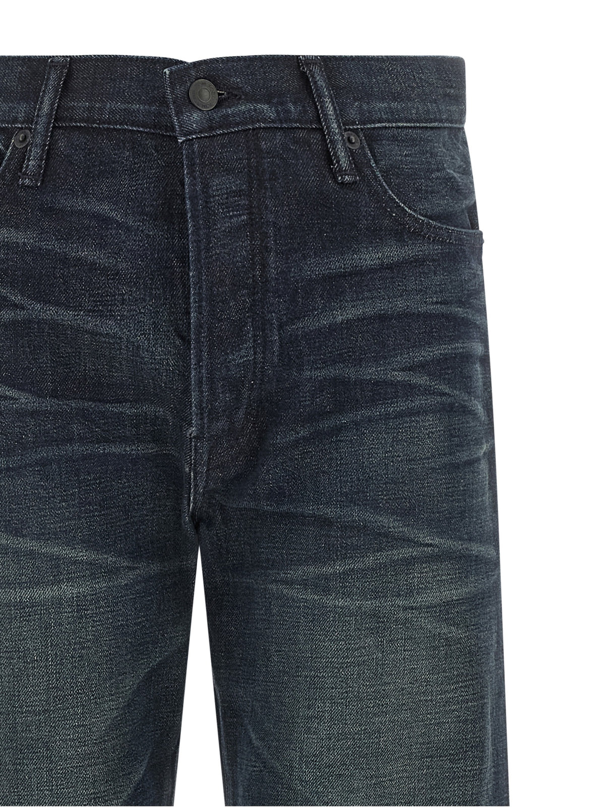 Tom Ford | Blue Cotton Jeans Denim