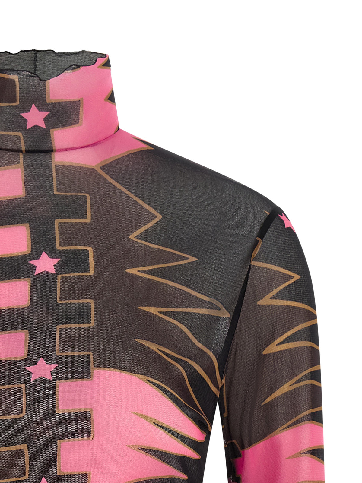 Emilio Pucci | Multicolor Polyamide Long Sleeve T-Shirt