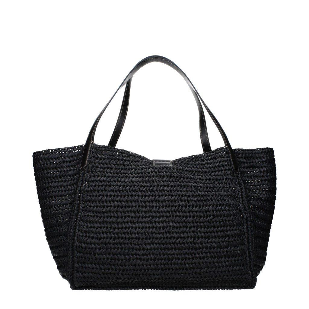 Tom Ford | Black Raffia Shoulder Bag