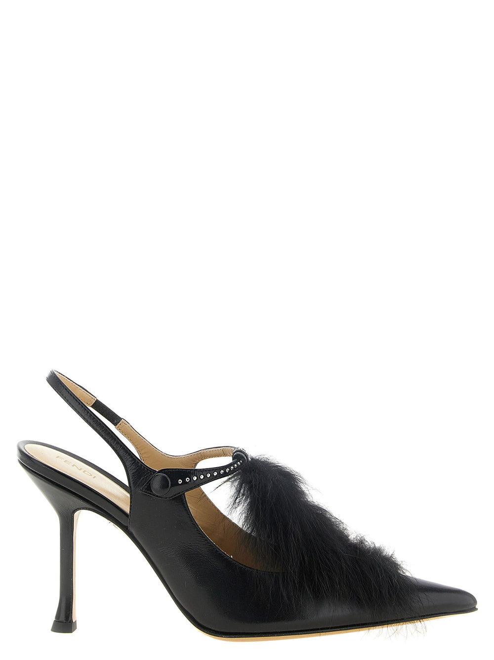 Fendi | Black Calfskin High Heel Pumps