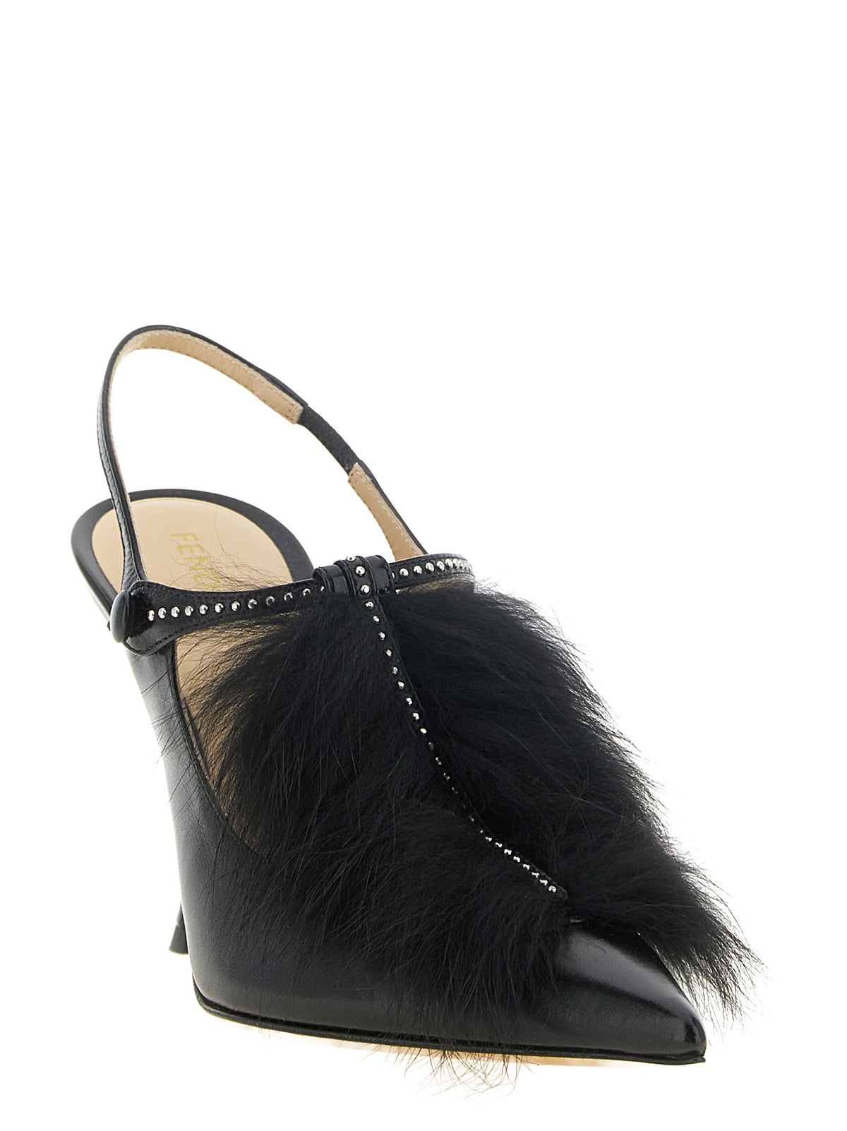 Fendi | Black Calfskin High Heel Pumps