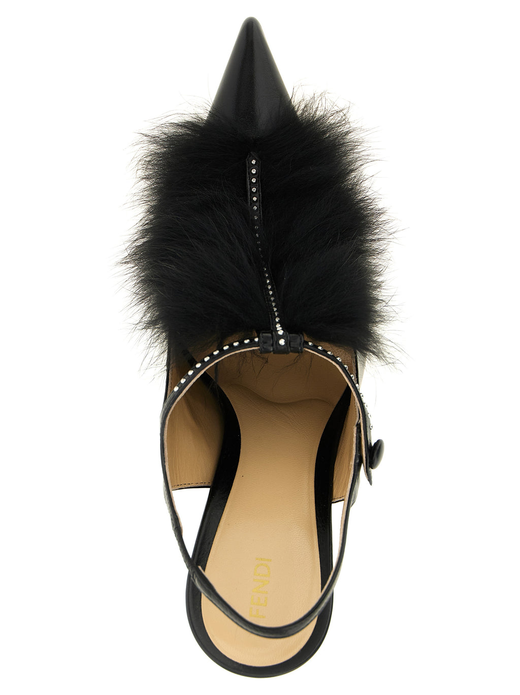 Fendi | Black Calfskin High Heel Pumps
