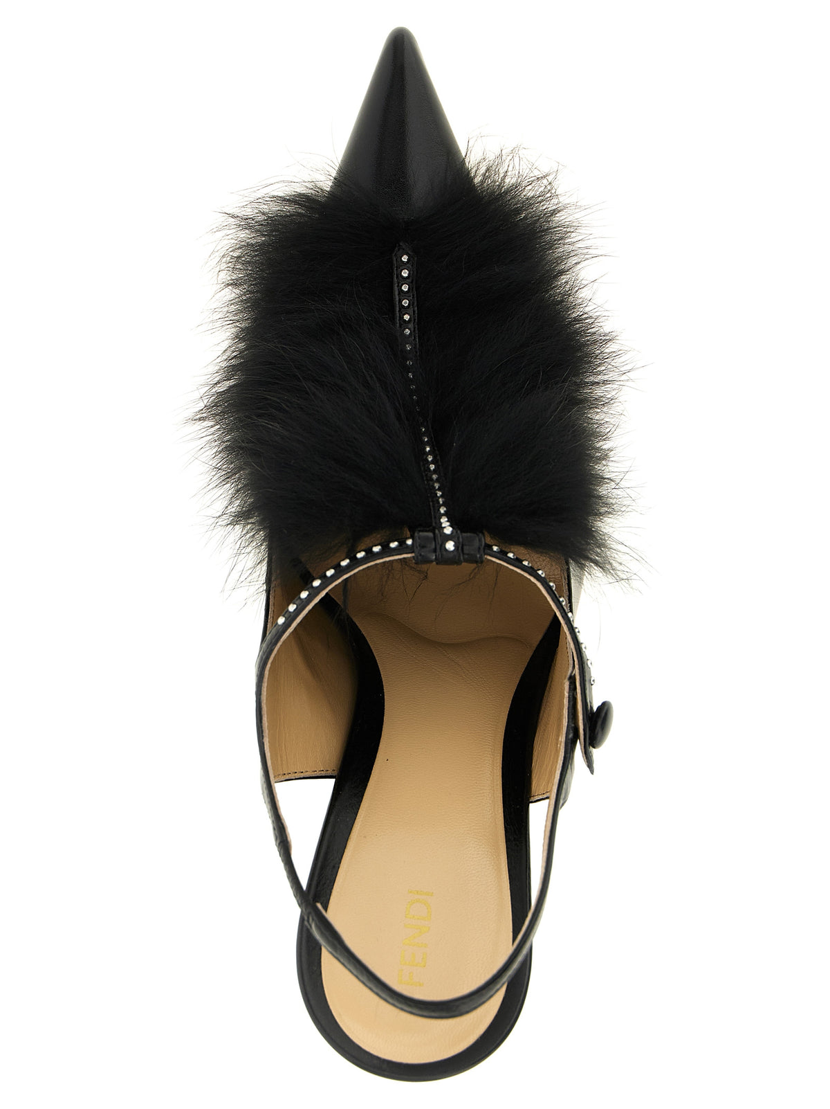 Fendi | Black Calfskin High Heel Pumps