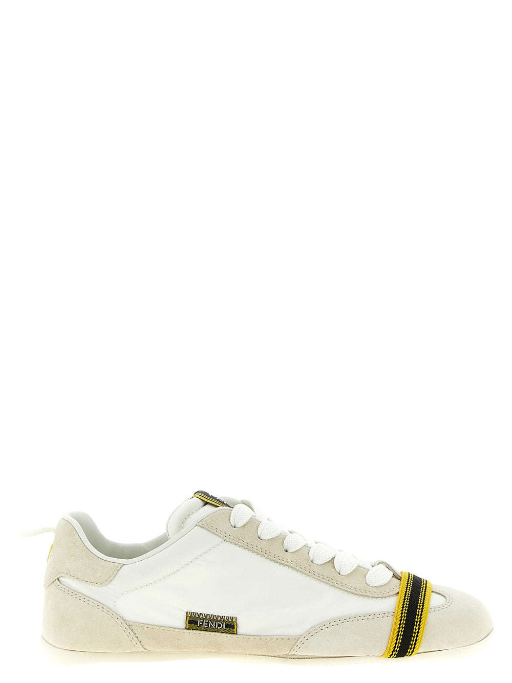 Fendi | White Calfskin Athletic Sneakers