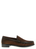 Prada | Brown Calfskin Slip-On Loafers
