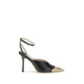 Jimmy Choo | Black Calf Leather Bos Taurus High Heel Pumps