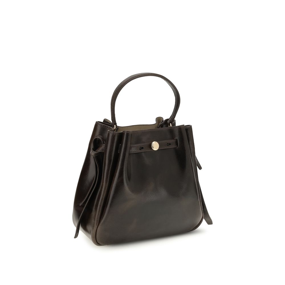 Tory Burch | Brown Calf Leather Bos Taurus Backet Bag