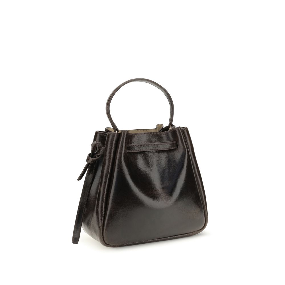Tory Burch | Brown Calf Leather Bos Taurus Backet Bag