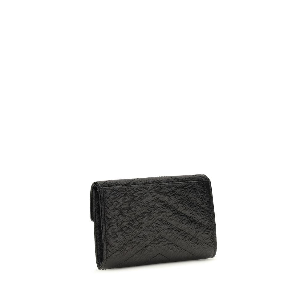 Saint Laurent | Black Lamb Ovis Aries Wallet