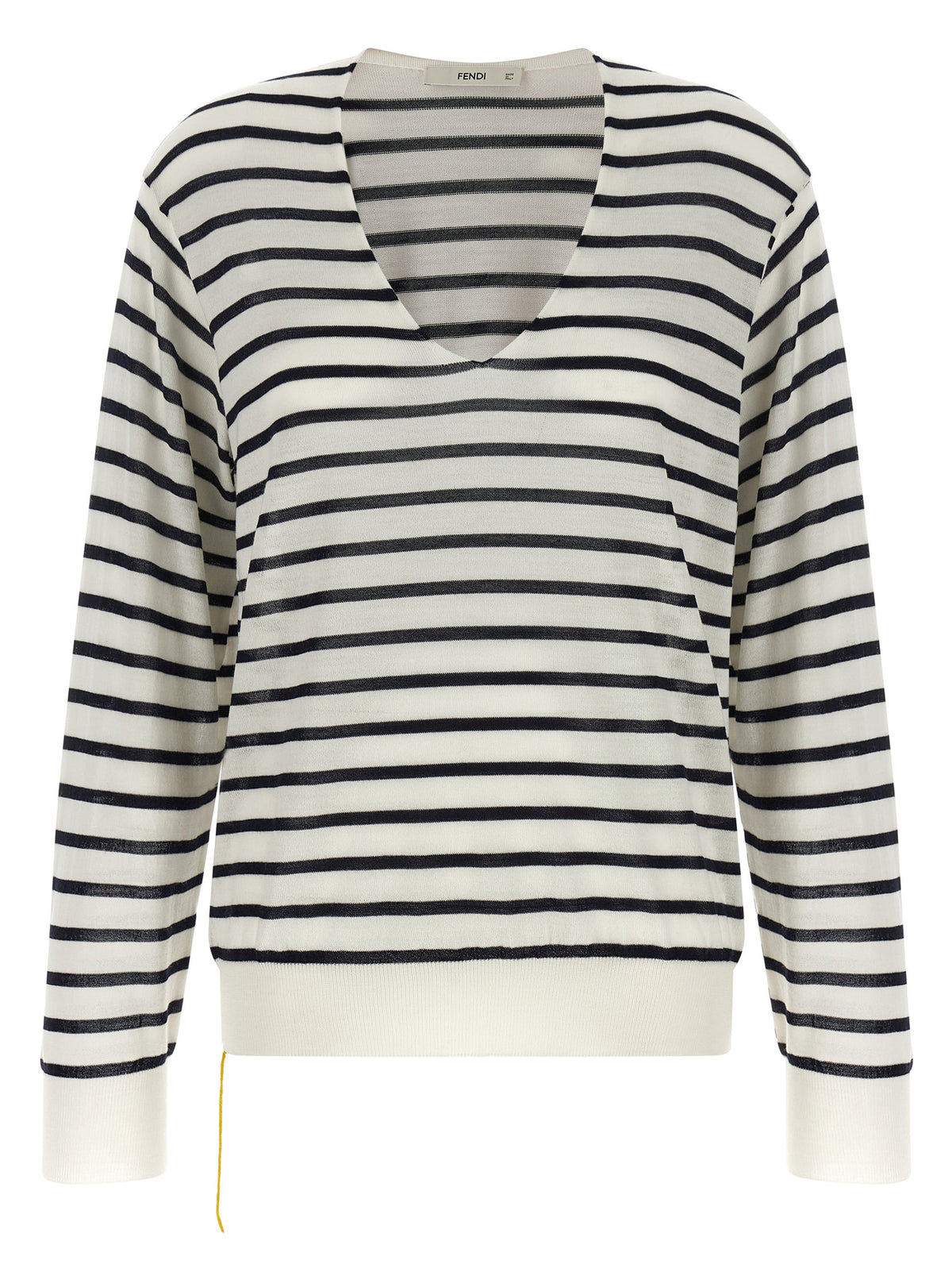 Fendi | Bicolor Virgin Wool Cardigan