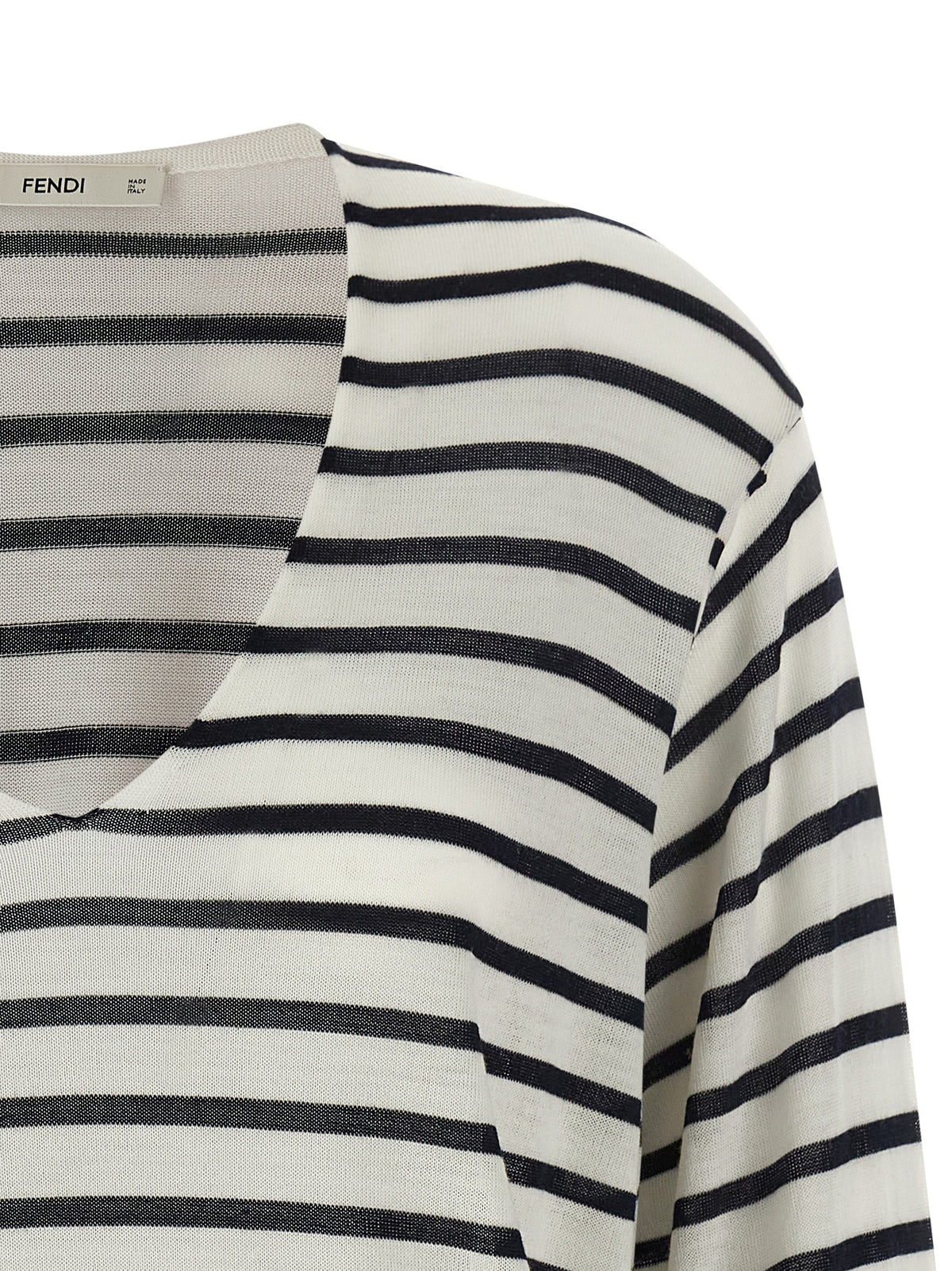 Fendi | Bicolor Virgin Wool Cardigan