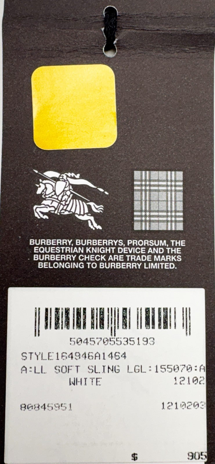Burberry | Large Leather Soft Sling Bag Crossbody