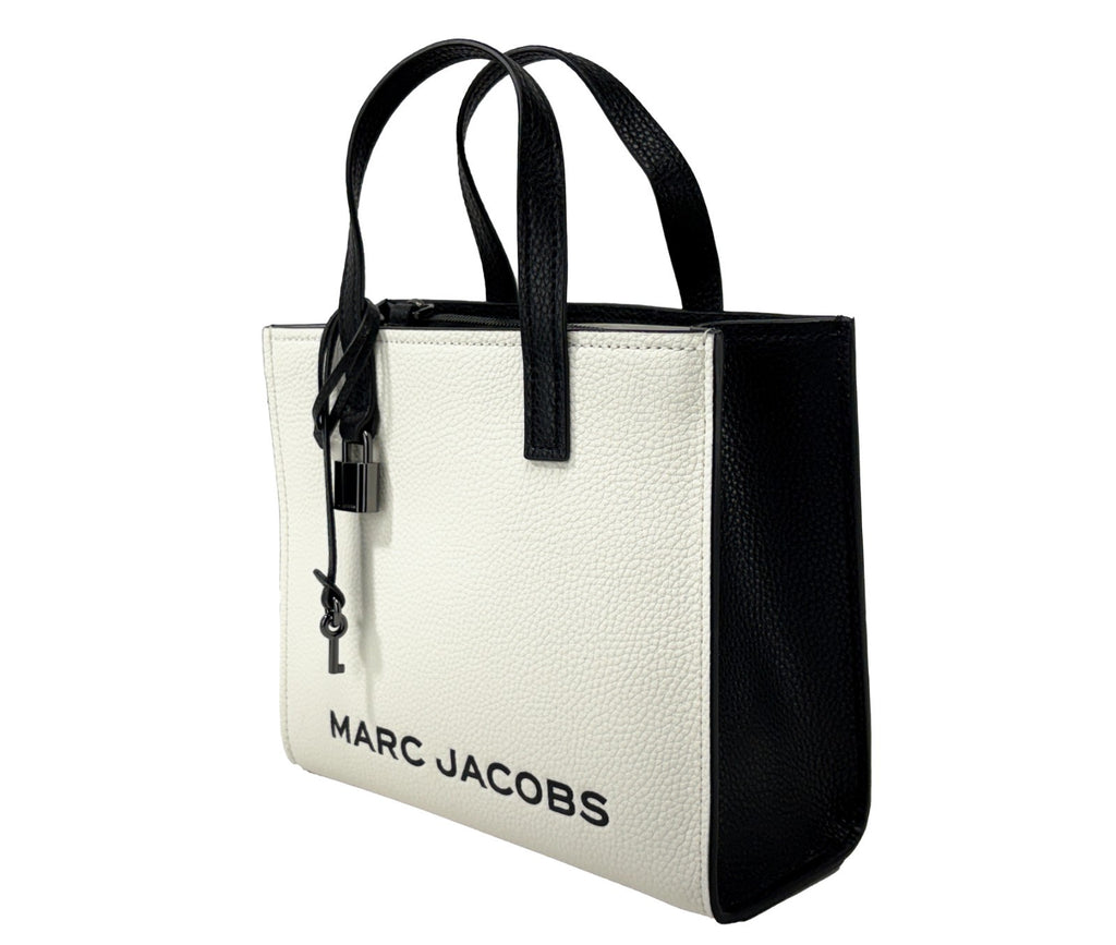 Marc Jacobs | Mini Grind White Black Leather Crossbody Bag