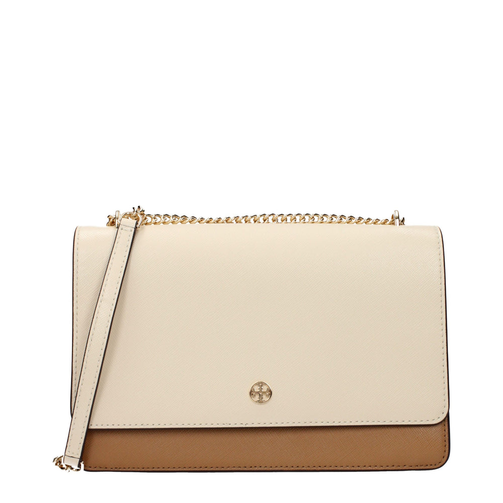 Tory Burch | Beige Leather Crossbody Bag