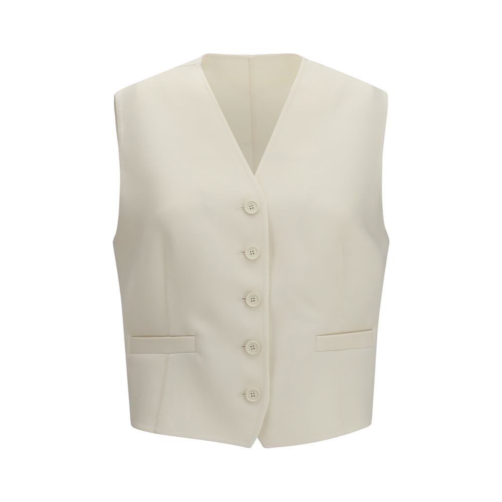 Fendi | Beige Wool Oves Aries Waistcoat