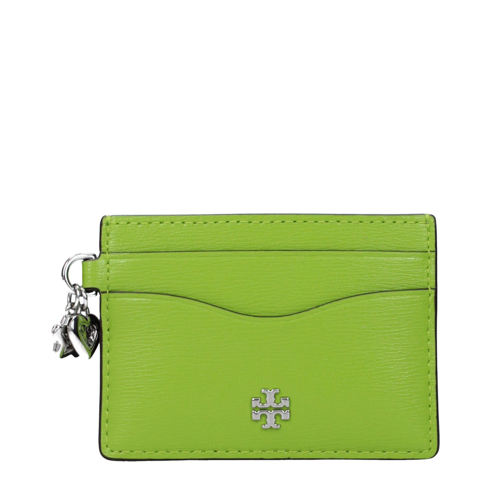 Tory Burch | Green Leather Cardholder
