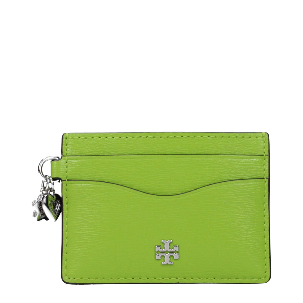 Tory Burch | Green Leather Cardholder