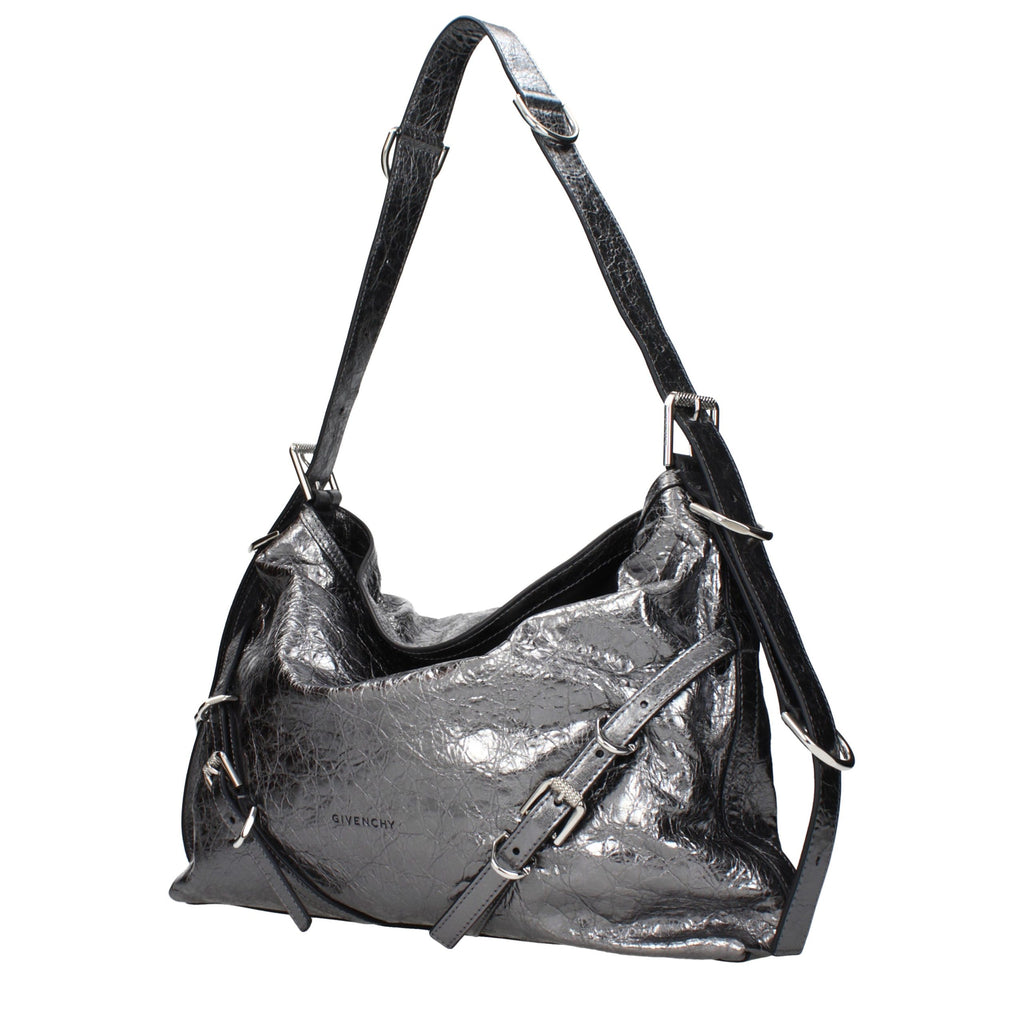 Givenchy | Gray Leather Shoulder Bag