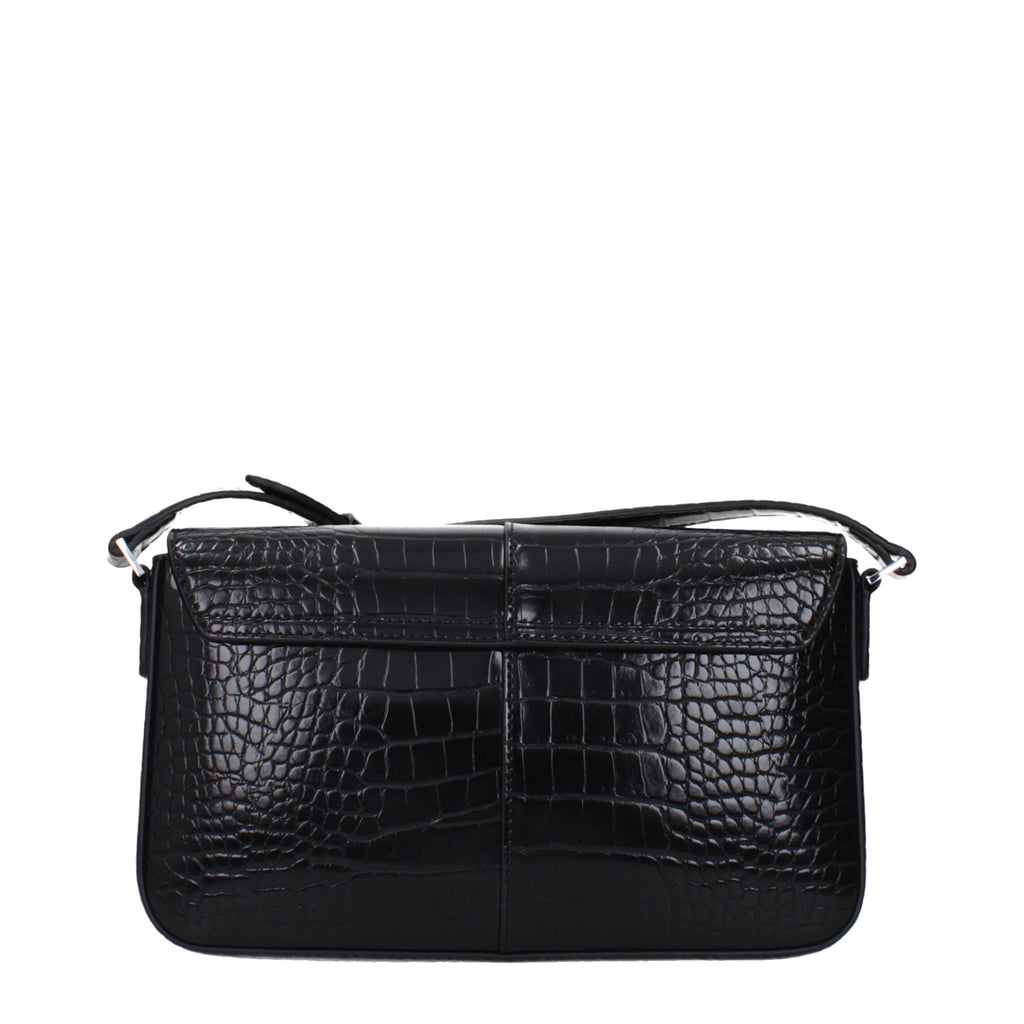 Karl Lagerfeld | Black Polyethylene Shoulder Bag