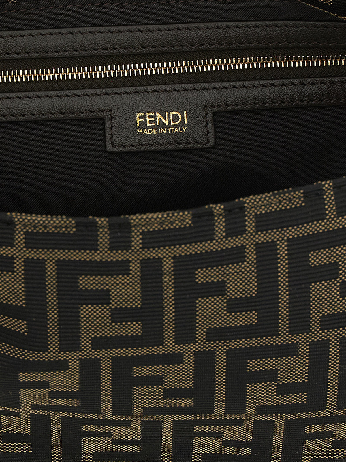 Fendi | Brown Polyester Shoulder Bag