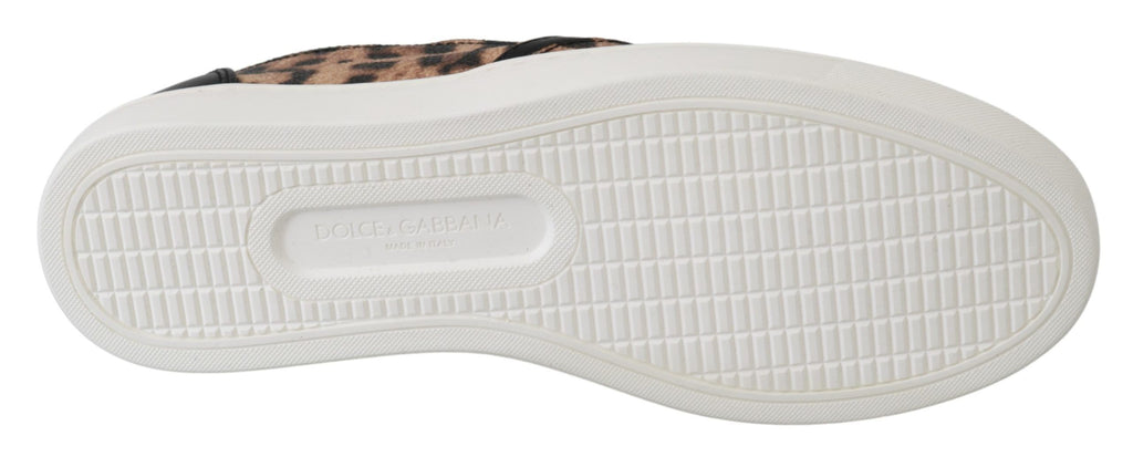 Dolce & Gabbana | Leather Leopard #dgfamily Loafers Shoes