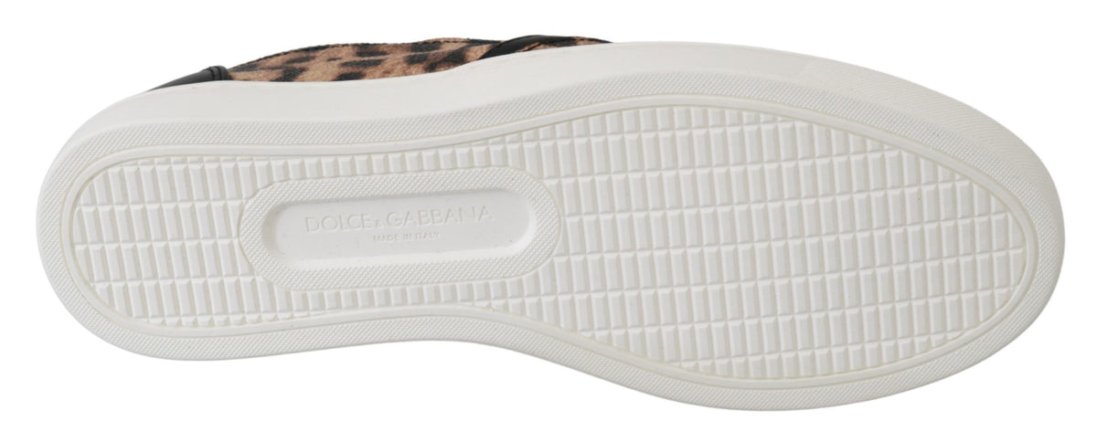 Dolce & Gabbana | Leather Leopard #dgfamily Loafers Shoes