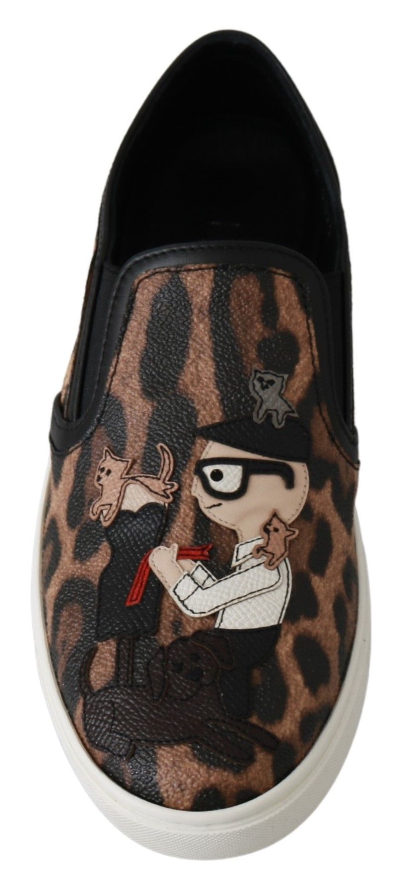 Dolce & Gabbana | Leather Leopard #dgfamily Loafers Shoes