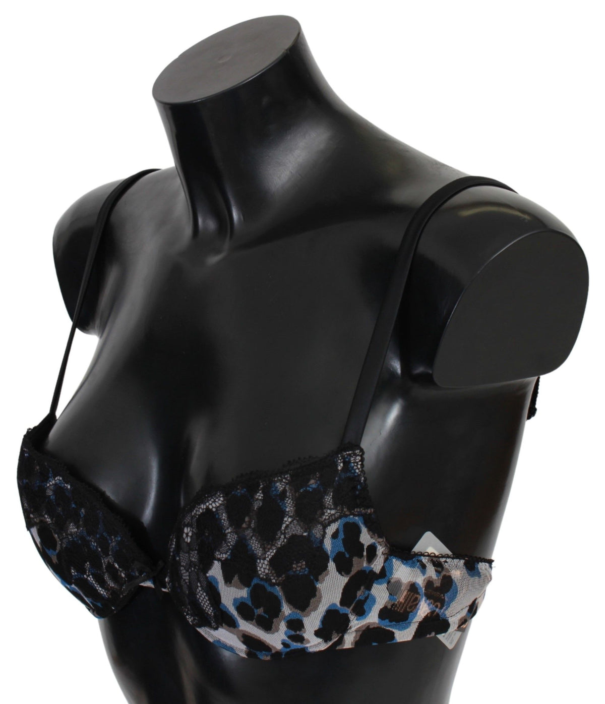 Roberto Cavalli | Black Lace Reggiseno Nylon Bra Underwear