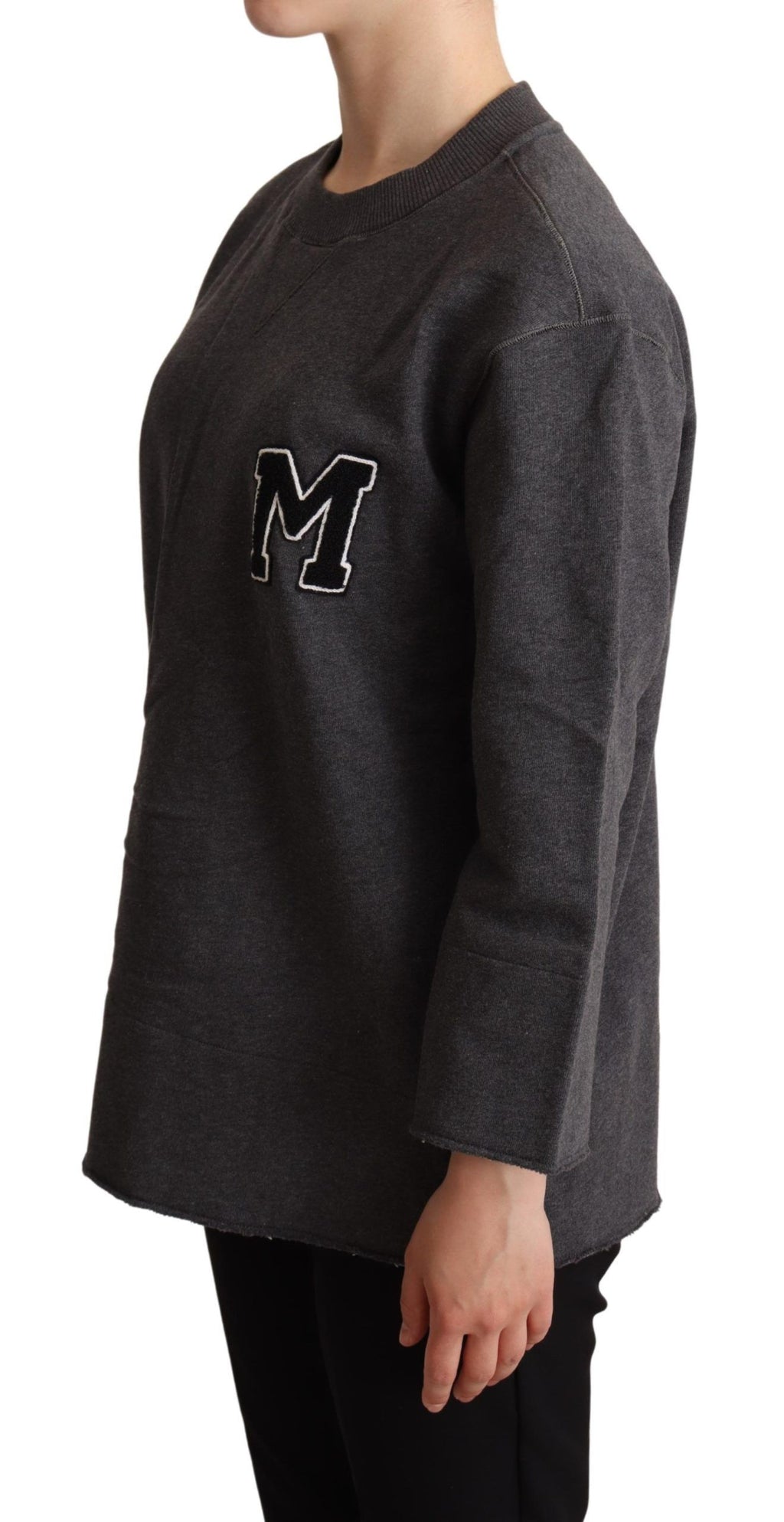 Dolce & Gabbana | Gray Embroidered Women Pullover Sweater