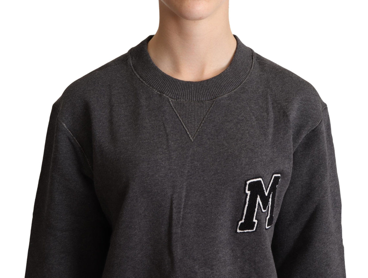 Dolce & Gabbana | Gray Embroidered Women Pullover Sweater