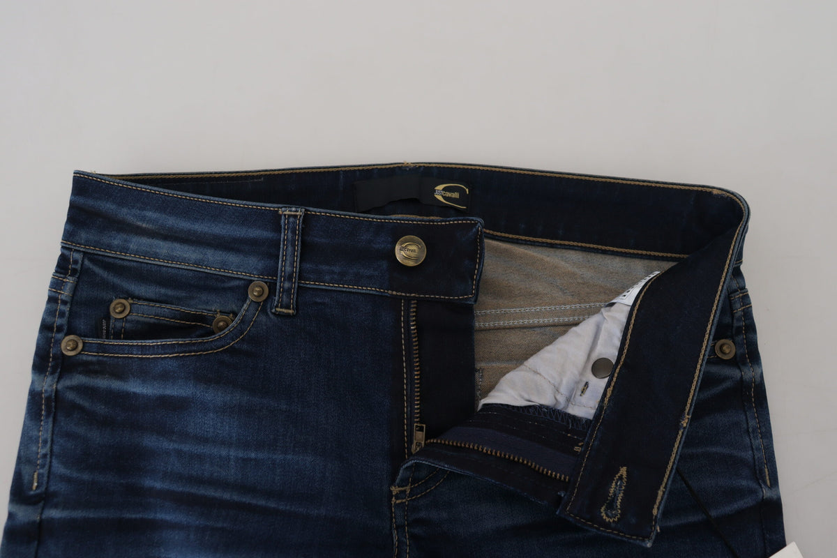 Just Cavalli | Blue Cotton Women Casual Denim Jeans