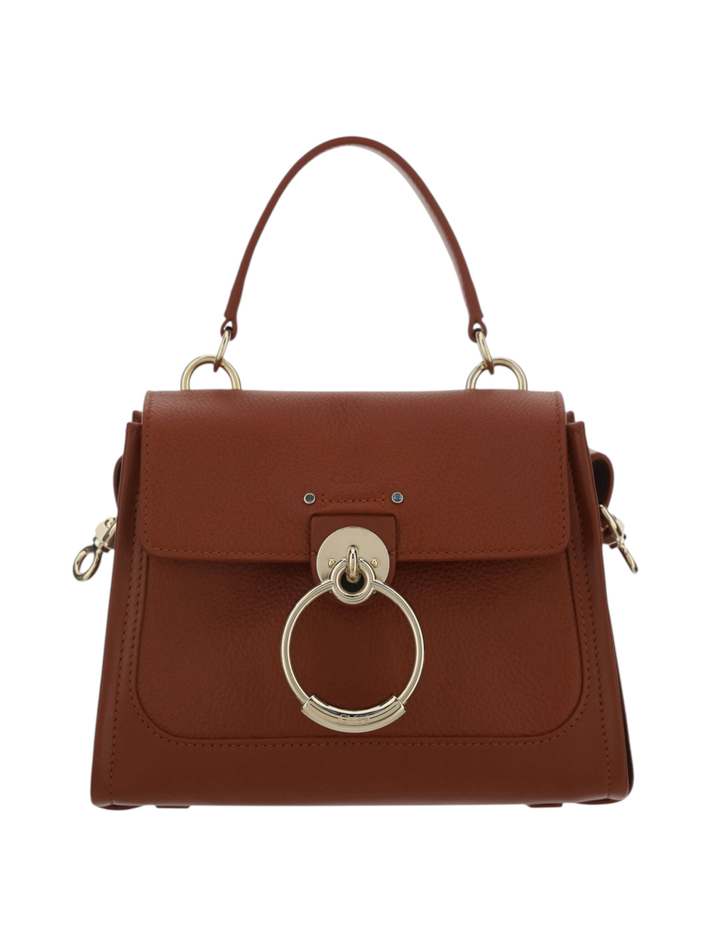 Chloé | Brown Calf Leather Tess Handbag