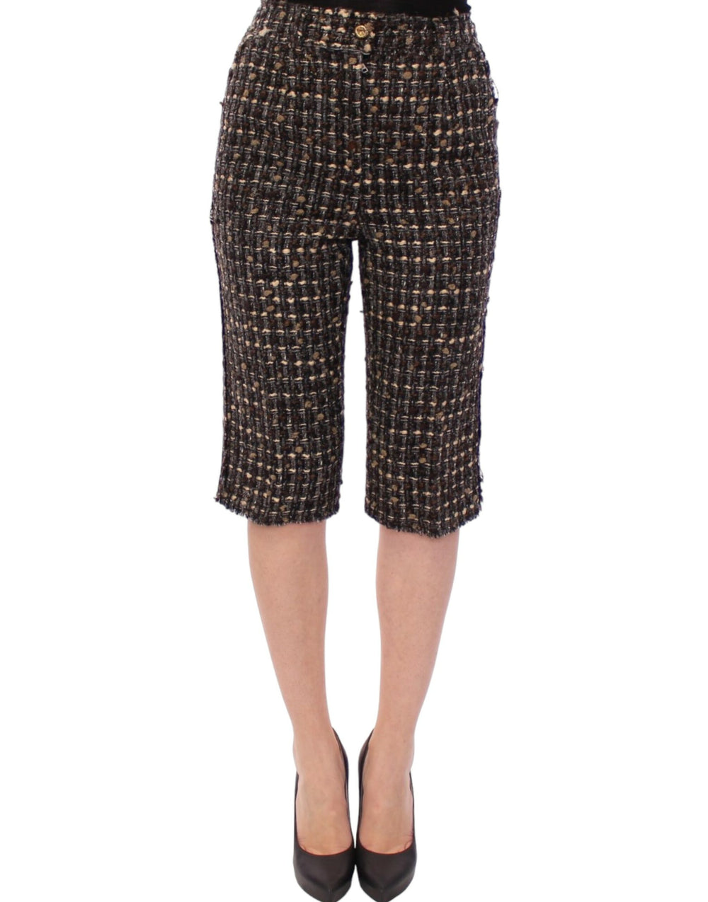 Dolce & Gabbana | Multicolor Wool Shorts Pants