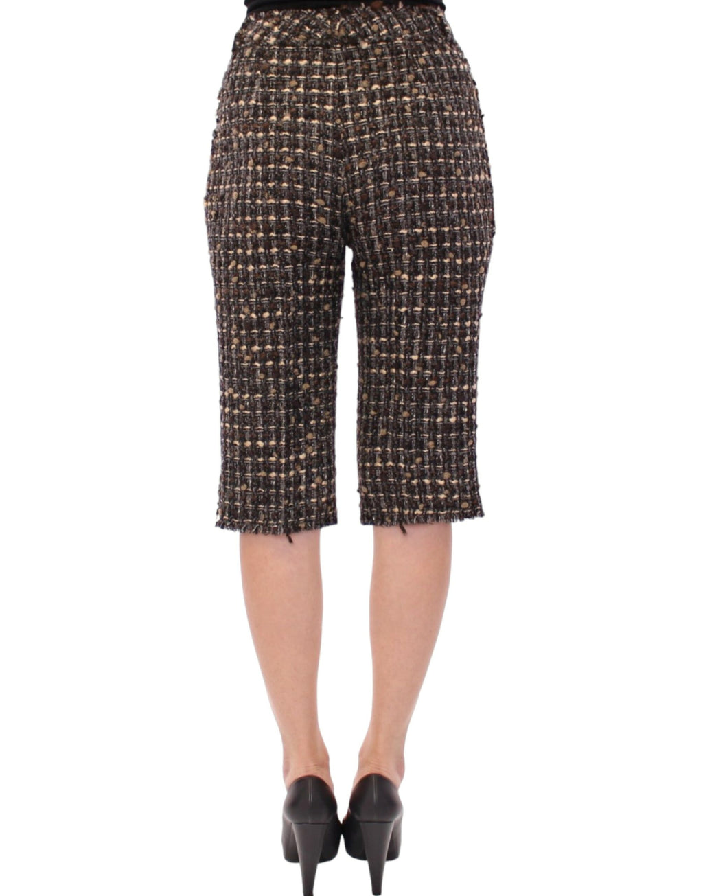 Dolce & Gabbana | Multicolor Wool Shorts Pants