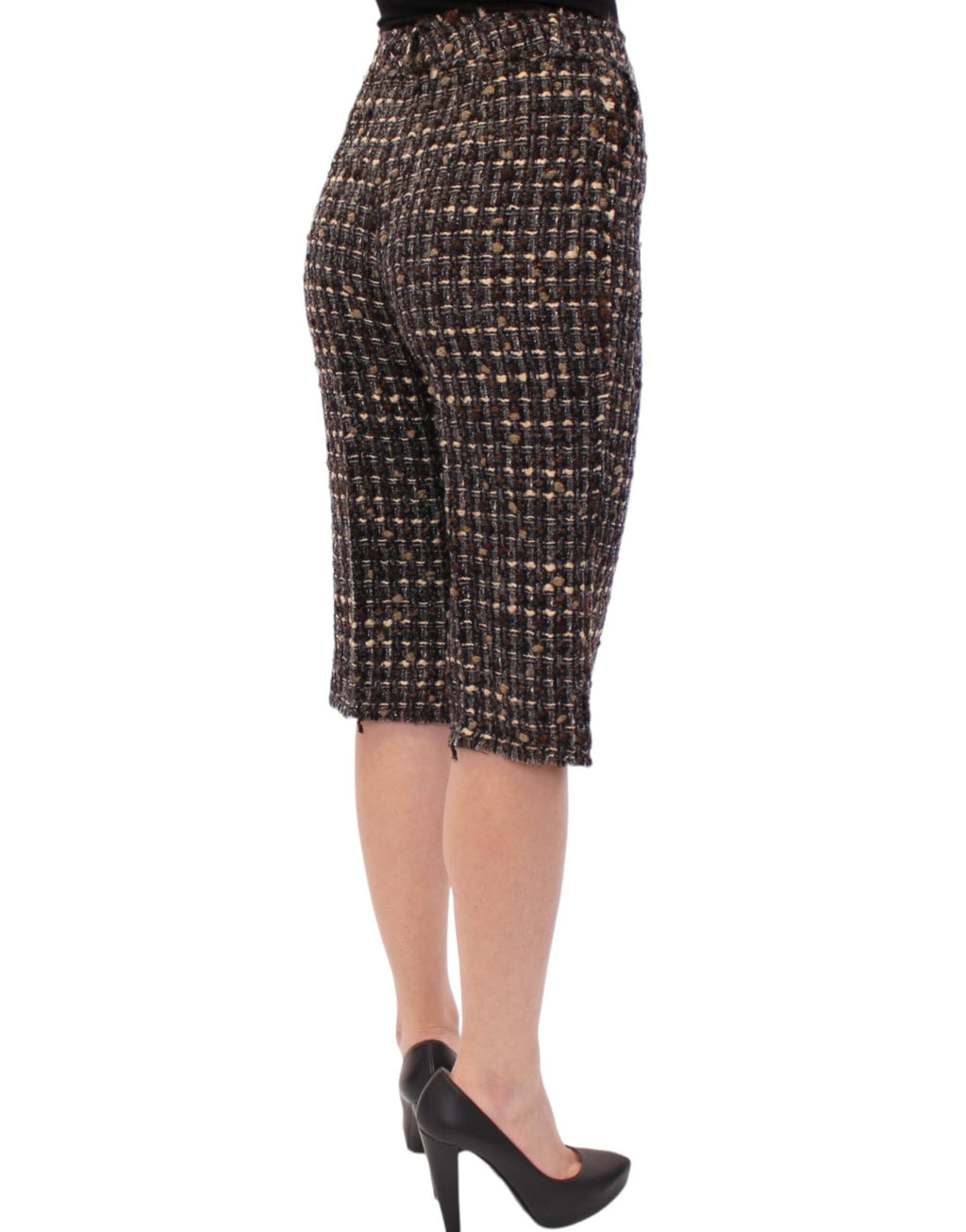 Dolce & Gabbana | Multicolor Wool Shorts Pants