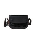 ELEGANT WHISPERS Balenciaga black crocodile leather camera bag with snap button closure and shoulder strap