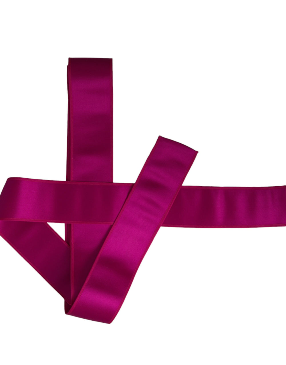 Dolce & Gabbana | Fuchsia Pink Silk Waist Women Belt